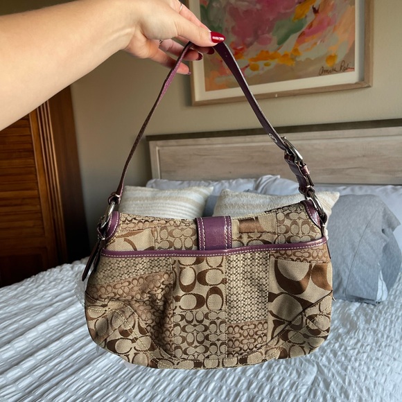 Vintage Y2K Patchwork Coach Shoulder Bag - Picture 7 of 13